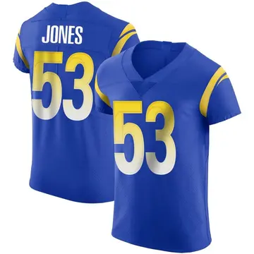 Nike Ernest Jones Men's Elite Los Angeles Rams Royal Alternate Vapor Untouchable Jersey