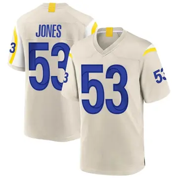Nike Ernest Jones Men's Game Los Angeles Rams Bone Jersey