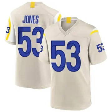 Nike Ernest Jones Youth Game Los Angeles Rams Bone Jersey