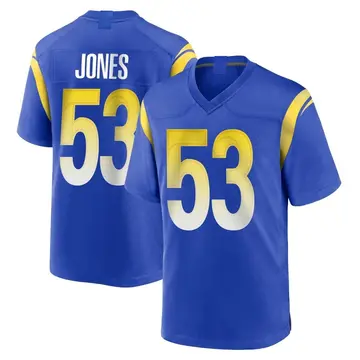 Nike Ernest Jones Youth Game Los Angeles Rams Royal Alternate Jersey