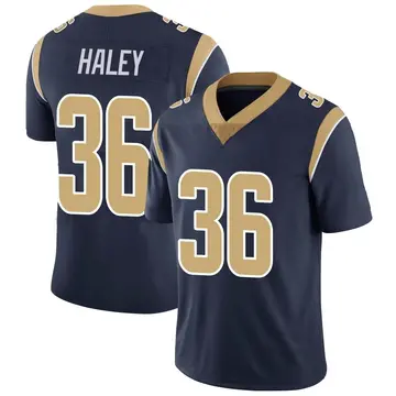 Nike Grant Haley Youth Limited Los Angeles Rams Navy Team Color Vapor Untouchable Jersey