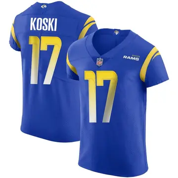 Nike J.J. Koski Men's Elite Los Angeles Rams Royal Alternate Vapor Untouchable Jersey