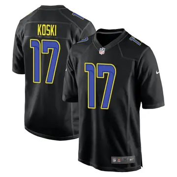 Nike J.J. Koski Men's Game Los Angeles Rams Black Fashion Jersey