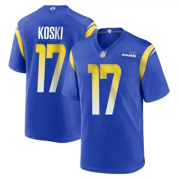 Nike J.J. Koski Men's Game Los Angeles Rams Royal Alternate Jersey
