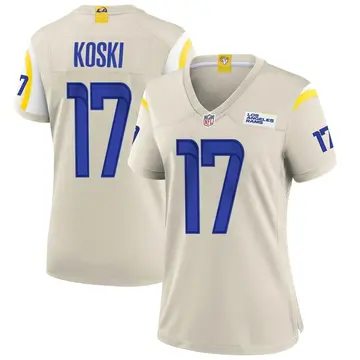 Nike J.J. Koski Women's Game Los Angeles Rams Bone Jersey