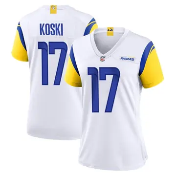 Nike J.J. Koski Women's Game Los Angeles Rams White Jersey