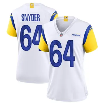 Nike Jack Snyder Women's Game Los Angeles Rams White Jersey