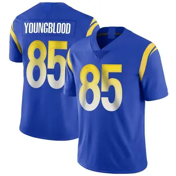 Nike Jack Youngblood Men's Limited Los Angeles Rams Royal Alternate Vapor Untouchable Jersey