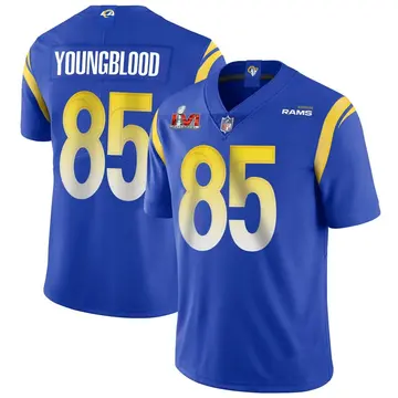 Nike Jack Youngblood Men's Limited Los Angeles Rams Royal Alternate Vapor Untouchable Super Bowl LVI Bound Jersey