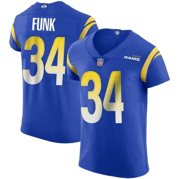 Nike Jake Funk Men's Elite Los Angeles Rams Royal Alternate Vapor Untouchable Jersey