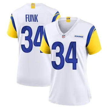 Nike Jake Funk Women's Game Los Angeles Rams White Jersey