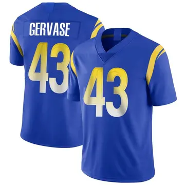 Nike Jake Gervase Men's Limited Los Angeles Rams Royal Alternate Vapor Untouchable Jersey