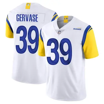 Nike Jake Gervase Men's Limited Los Angeles Rams White Vapor Untouchable Jersey