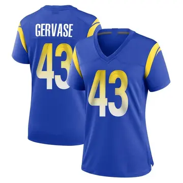 Nike Jake Gervase Women's Game Los Angeles Rams Royal Alternate Jersey