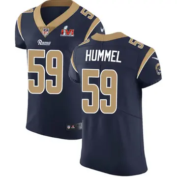 Nike Jake Hummel Men's Elite Los Angeles Rams Navy Team Color Vapor Untouchable Super Bowl LVI Bound Jersey