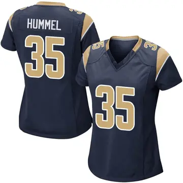 Nike Jake Hummel Women's Game Los Angeles Rams Navy Team Color Jersey