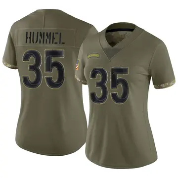 Nike Jake Hummel Women's Limited Los Angeles Rams Olive 2022 Salute To Service Jersey