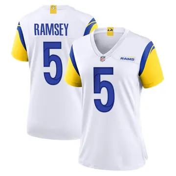 Nike Jalen Ramsey Women's Game Los Angeles Rams White Jalen ey Jersey