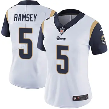 Nike Jalen Ramsey Women's Limited Los Angeles Rams White Jalen ey Vapor Untouchable Jersey
