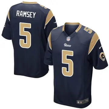 Nike Jalen Ramsey Youth Game Los Angeles Rams Navy Jalen ey Team Color Jersey