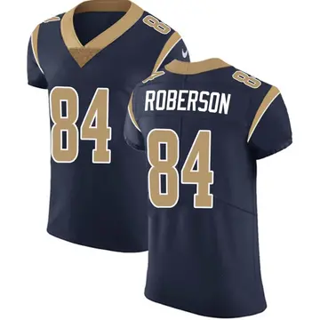Nike Jaquarii Roberson Men's Elite Los Angeles Rams Navy Team Color Vapor Untouchable Jersey