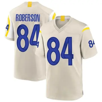 Nike Jaquarii Roberson Youth Game Los Angeles Rams Bone Jersey