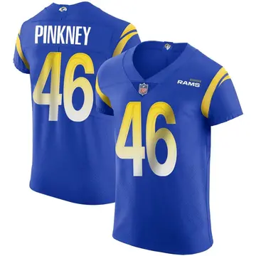 Nike Jared Pinkney Men's Elite Los Angeles Rams Royal Alternate Vapor Untouchable Jersey