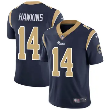 Nike Javian Hawkins Youth Limited Los Angeles Rams Navy Team Color Vapor Untouchable Jersey