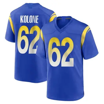 Nike Jeremiah Kolone Youth Game Los Angeles Rams Royal Alternate Jersey