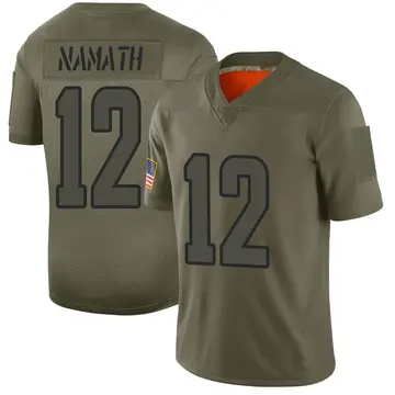 Nike Joe Namath Men's Limited Los Angeles Rams Camo 2019 Salute to Service Jersey
