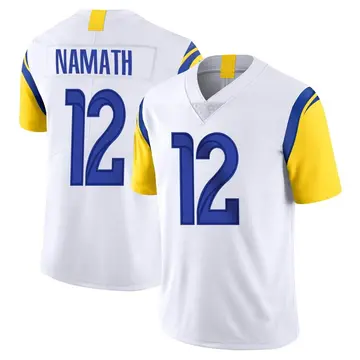 Nike Joe Namath Youth Limited Los Angeles Rams White Vapor Untouchable Jersey