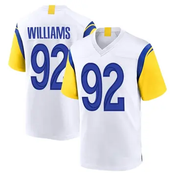 Nike Jonah Williams Youth Game Los Angeles Rams White Jersey