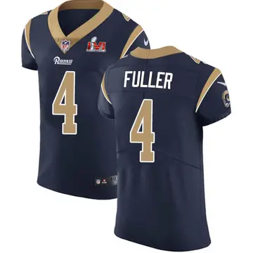 Nike Jordan Fuller Men's Elite Los Angeles Rams Navy Team Color Vapor Untouchable Super Bowl LVI Bound Jersey