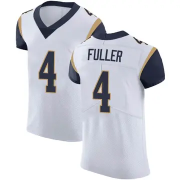 Nike Jordan Fuller Men's Elite Los Angeles Rams White Vapor Untouchable Jersey