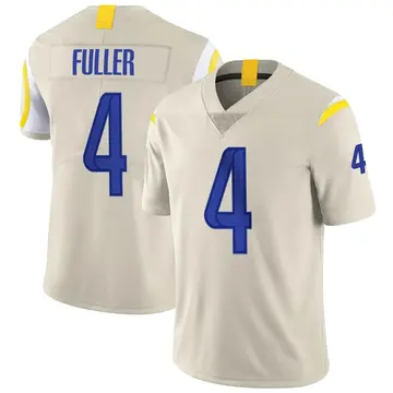 Nike Jordan Fuller Men's Limited Los Angeles Rams Bone Vapor Jersey
