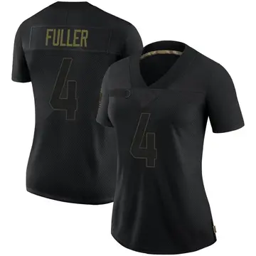 Nike Jordan Fuller Women's Limited Los Angeles Rams Black 2020 Salute To Service Jersey
