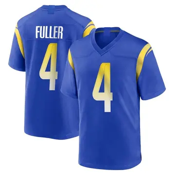 Nike Jordan Fuller Youth Game Los Angeles Rams Royal Alternate Jersey