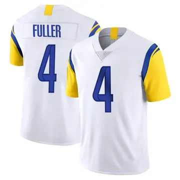 Nike Jordan Fuller Youth Limited Los Angeles Rams White Vapor Untouchable Jersey