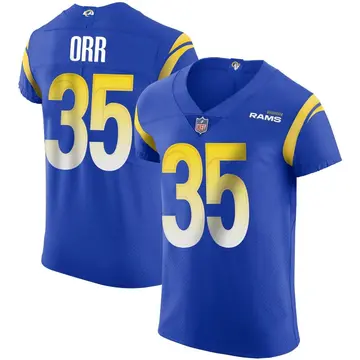 Nike Kareem Orr Men's Elite Los Angeles Rams Royal Alternate Vapor Untouchable Jersey