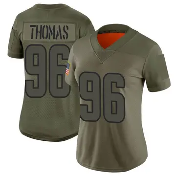 Nike Keir Thomas Women's Limited Los Angeles Rams Camo 2019 Salute to Service Jersey