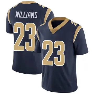 Nike Kyren Williams Men's Limited Los Angeles Rams Navy Team Color Vapor Untouchable Jersey