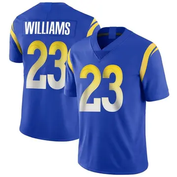 Nike Kyren Williams Men's Limited Los Angeles Rams Royal Alternate Vapor Untouchable Jersey