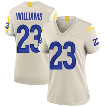 Nike Kyren Williams Women's Game Los Angeles Rams Bone Jersey