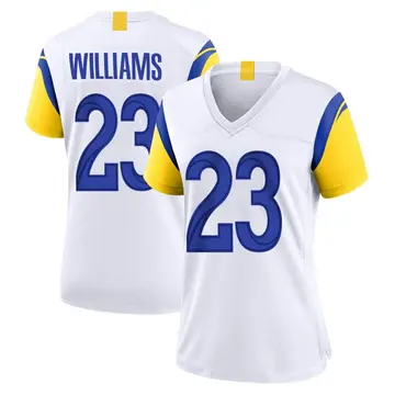 Nike Kyren Williams Women's Game Los Angeles Rams White Jersey