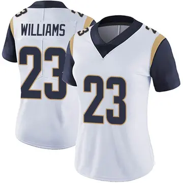 Nike Kyren Williams Women's Limited Los Angeles Rams White Vapor Untouchable Jersey