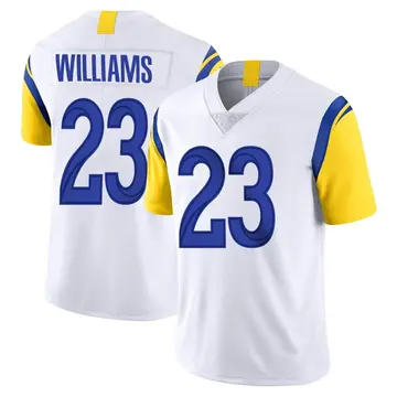 Nike Kyren Williams Youth Limited Los Angeles Rams White Vapor Untouchable Jersey