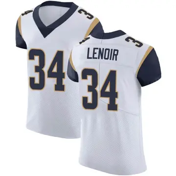 Nike Lance Lenoir Men's Elite Los Angeles Rams White Vapor Untouchable Jersey