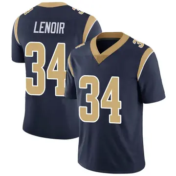 Nike Lance Lenoir Men's Limited Los Angeles Rams Navy Team Color Vapor Untouchable Jersey