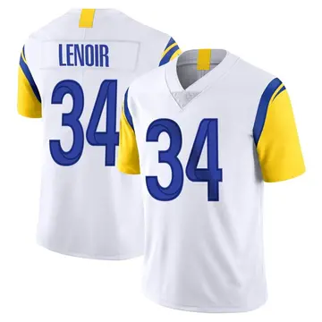 Nike Lance Lenoir Men's Limited Los Angeles Rams White Vapor Untouchable Jersey