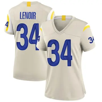Nike Lance Lenoir Women's Game Los Angeles Rams Bone Jersey